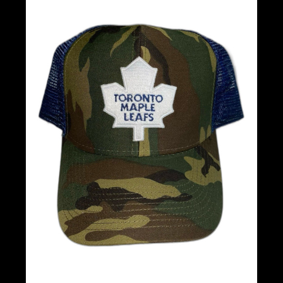 Reebok NHL Cap Hat Unisex Snapback Camo Toronto Maple Leafs Embroidered Logo - Picture 10 of 11